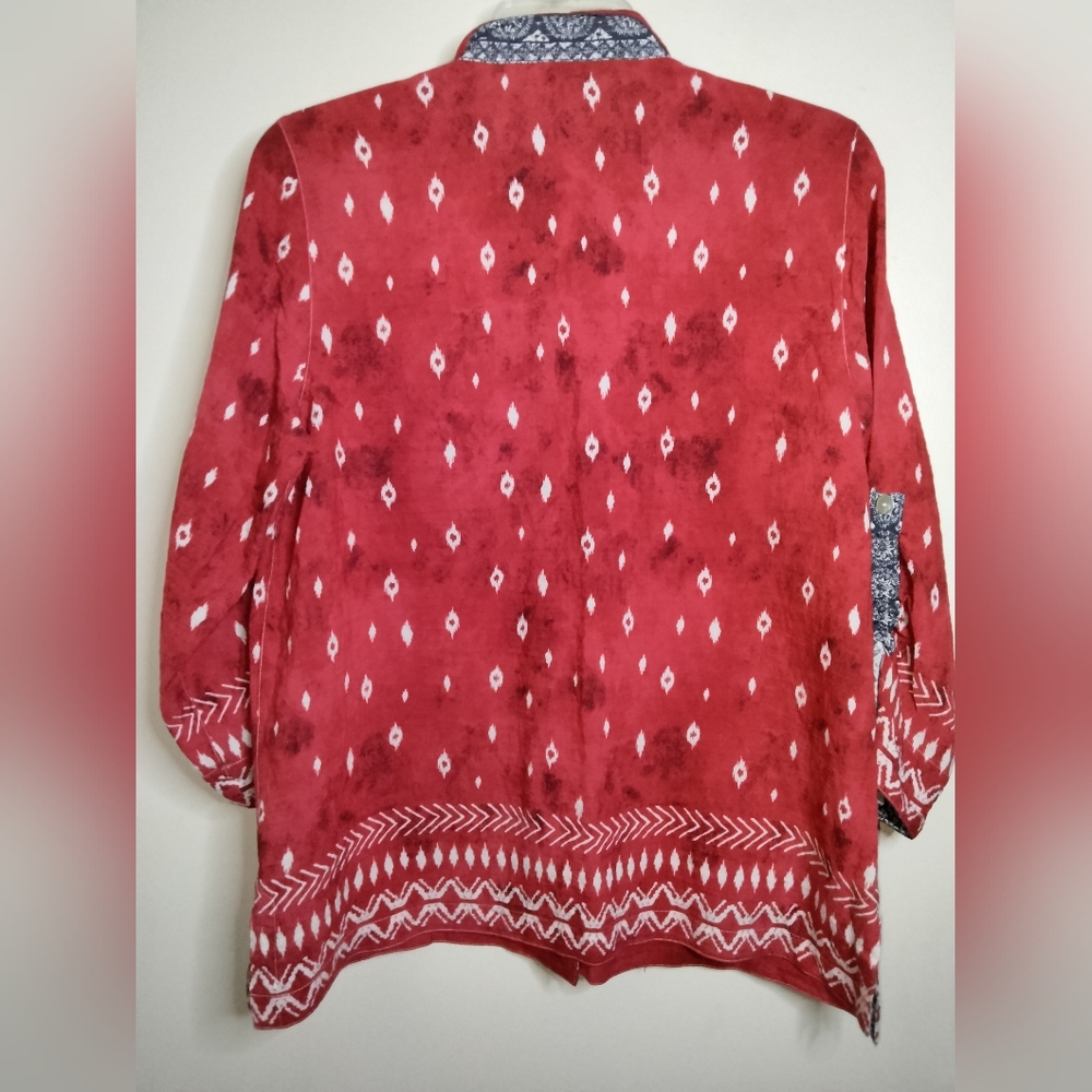 John Mark (Size L) Multicolored Patterned Rusch S… - image 8